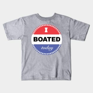I Boated Today Kids T-Shirt